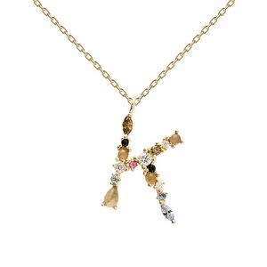letter K necklace